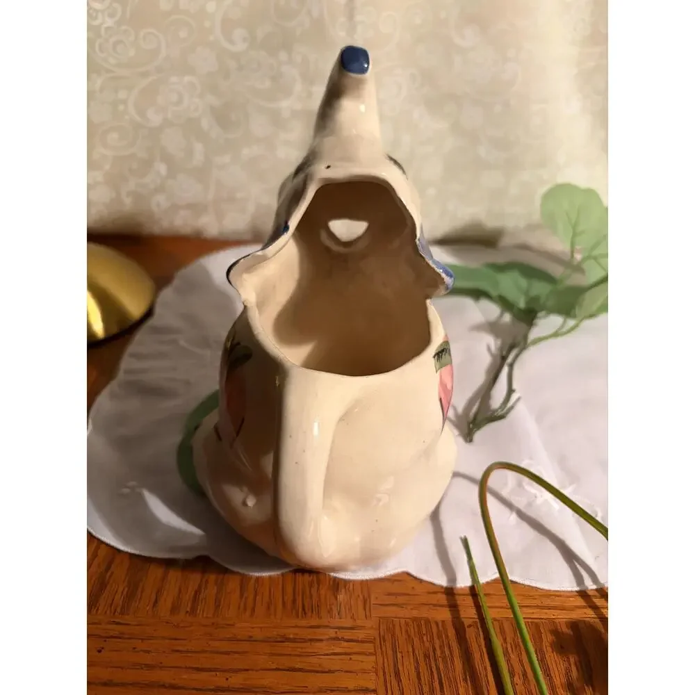 Vintage Elephant Ceramic‎ Creamer - Kitsch Kitchen Decor